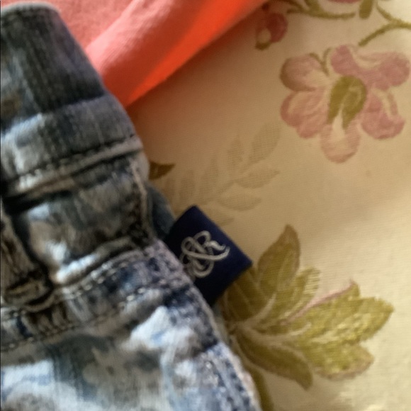 Rock& Republic & No Boundries bundle shorts 2 pair peach high rise & jean - Picture 7 of 14